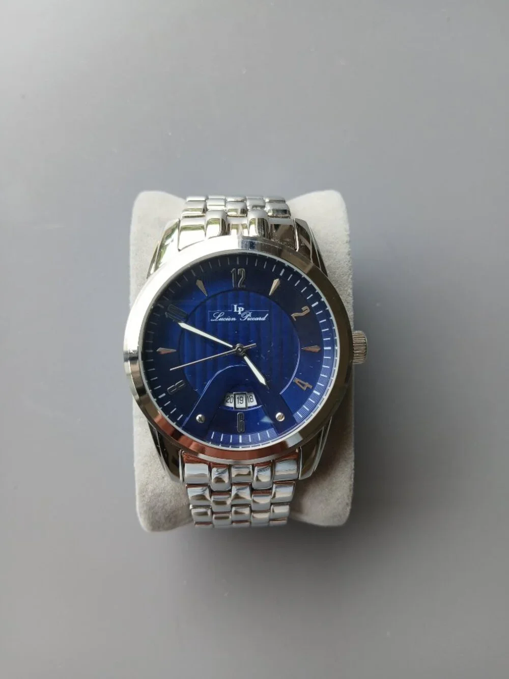 Lucien Piccard - NY Giants Blue and Steel Watch